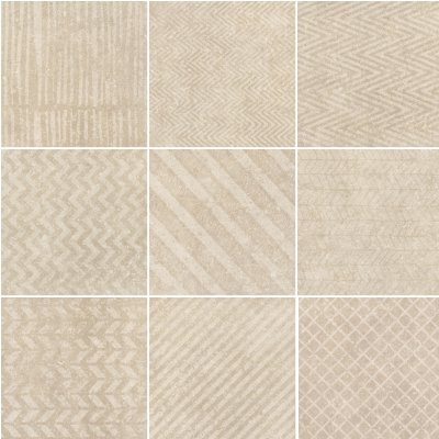 Alta Marea - 20x20 9 Pattern Decor - Clay