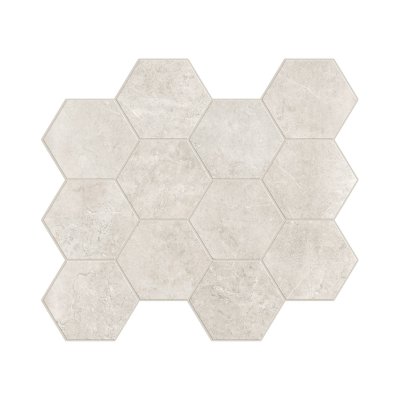 Evolution Pietra - Hexagon Mosaic - Avorio