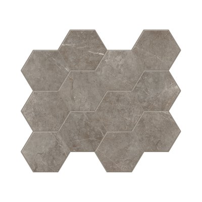 Evolution Pietra - Hexagon Mosaic - Grigio