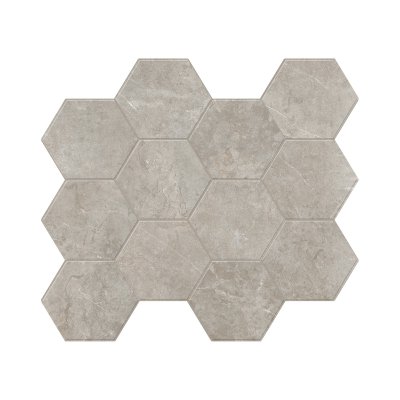 Evolution Pietra - Hexagon Mosaic - Mist